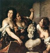 STROZZI, Bernardo Allegory of Arts Germany oil painting reproduction